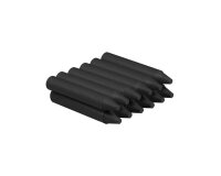 Lapices cera jovicolor unicolor negro caja de 12