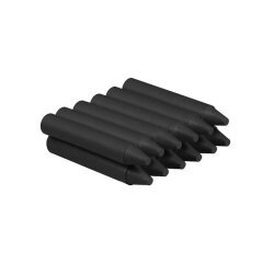 Lapices cera jovicolor unicolor negro caja de 12