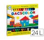 Lapices cera dacscolor caja de 24 colores