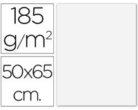 Cartulina guarro blanca 50x65 cm 185 gr