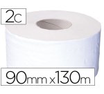 Papel higienico jumbo 2 capas celulosa pura rollo de 91 m para dispensador 925