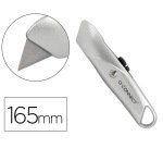 Cuter q-connect metalico ancho retractil con mecanismo de bloqueo cuchilla 18 mm xd-53 blister 1 unidad