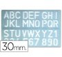 Plantilla liderpapel rotulacion 1600 letras y numeros 30 mm