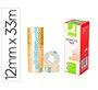 Cinta adhesiva q-connect transparente 33 m x 12 mm