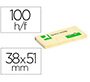Bloc de notas adhesivas q-connect 38x51 mm - Bloc de 100 hojas