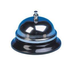 Timbre recepcion q-connect metalico 85x55 mm