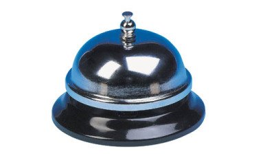 Timbre recepcion q-connect metalico 85x55 mm