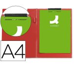 Carpeta q-connect miniclips plastico din a4 roja