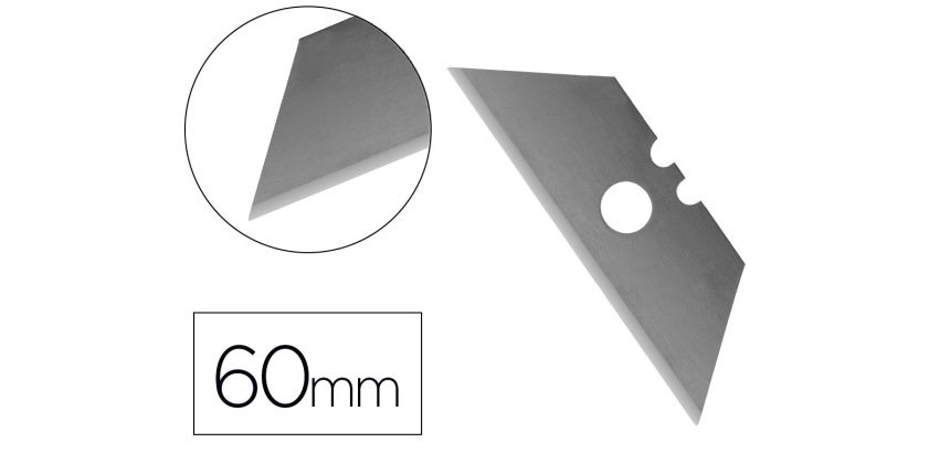 Repuesto cuter q-connect ancho para modelos kf10633/kf14624 cuchilla 18 mm blister 5 unidades