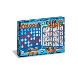Juegos de mesa falomir -cuatro en linea + cual es cual