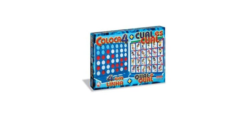Juegos de mesa falomir -cuatro en linea + cual es cual