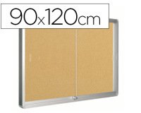 Vitrina de anuncios q-connect marco de aluminio 900 x 1200 mm