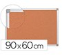 Pizarra corcho q-connect marco de aluminio 90x60 cm