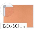 Pizarra corcho q-connect 120x90 cm marco aluminio