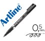 Rotulador artline para cd punta de fibra permanente ek-883 negro -punta redonda 0.5 mm