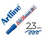 Rotulador artline marcador permanente ek-400 xf azul -punta redonda 2.3 mm -metal caucho y plastico