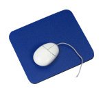 Alfombrilla para ratón basic q-connect azul 260x220x5 mm