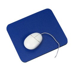 Alfombrilla para ratón basic q-connect azul 260x220x5 mm