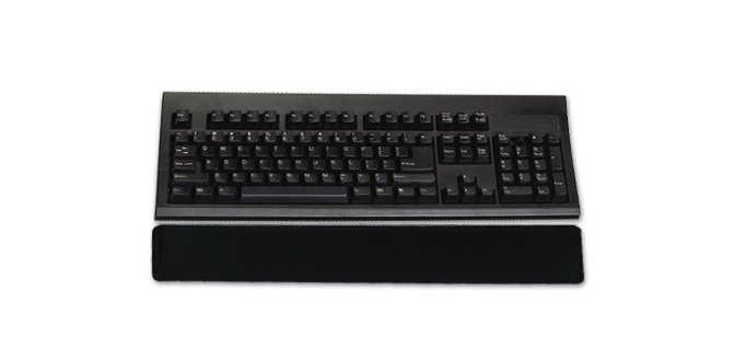 Reposamuñecas de gel q-connect color negro 475x80x250 mm