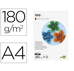 Catulinas de colores A4 180 g Liderpapel - Paquete de 100 hojas