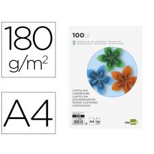 Catulinas de colores A4 180 g Liderpapel - Paquete de 100 hojas