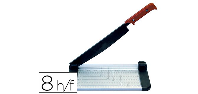 Cizalla m+r metalica 6426 de palanca de 26 cm con base de aluminio