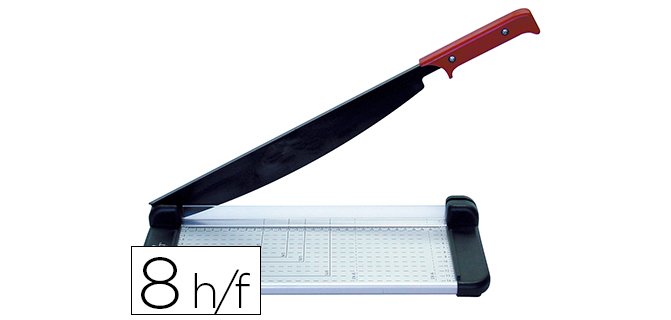 Cizalla m+r metalica 6432 de palanca de 32 cm con base de aluminio