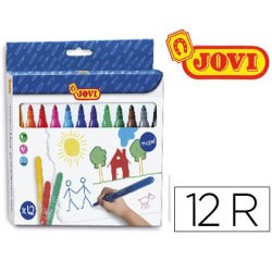 Rotulador jovi maxi 13 mm caja de 12 unidades colores surtidos