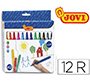 Rotulador jovi maxi 13 mm caja de 12 unidades colores surtidos