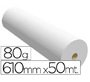 Papel reprografía para plotter 610 mm x 50 m 80 g impresión ink-jet