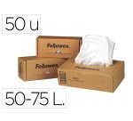 Bolsa de residuos fellowes para destructora de documentoscaja con 50 und. para ps220 220c/320/320cc