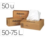 Bolsa de residuos fellowes para destructora de documentoscaja con 50 und. para ps220 220c/320/320cc