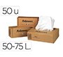 Bolsa de residuos fellowes para destructora de documentoscaja con 50 und. para ps220 220c/320/320cc