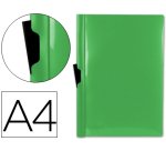 Carpeta liderpapel dossier A4 60 hojas pinza lateral de plástico deslizante polipropileno