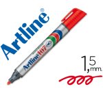 Rotulador artline marcador permanente 107 rojo punta redonda