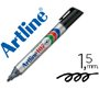 Rotulador artline marcador permanente 107 negro punta redonda