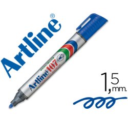 Rotulador artline marcador permanente 107 azul punta redonda
