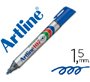 Rotulador artline marcador permanente 107 azul punta redonda