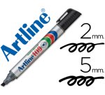 Rotulador artline marcador permanente 109 negro punta biselada