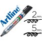 Rotulador artline marcador permanente 109 negro punta biselada