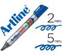 Rotulador artline marcador permanente 109 azul punta biselada