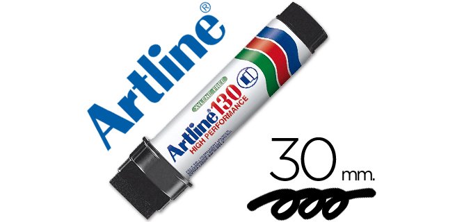 Rotulador artline postermarker ek-130 negro recargable 30 mm