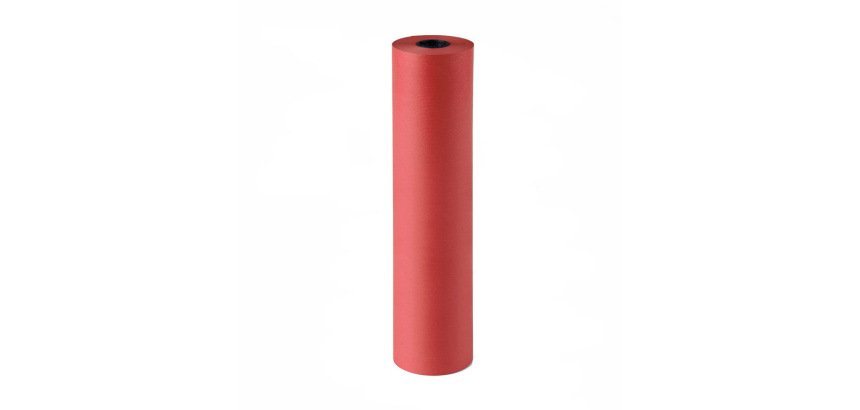 Papel de regalo kraft liderpapel bobina ancho 62 cm peso 7 kg gramaje 60 g burdeos