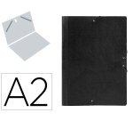 Carpeta planos liderpapel a2 carton gofrado n 12 negro
