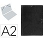 Carpeta planos liderpapel a2 carton gofrado n 12 negro