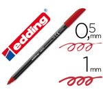 Rotulador edding1200 rojo inglés - Punta 1 mm
