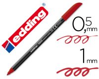 Rotulador edding1200 rojo inglés - Punta 1 mm