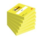 Bloc de notas adhesivas quita y pon post-it 76x76 mm verde neon con 100 hojas