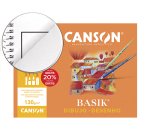 Papel dibujo basik 240x320 din a4 + 130 gr con recuadro minipack de 10 hojas