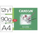 Papel vegetal guarro din a4 90-95 gr minipack de 12 hojas